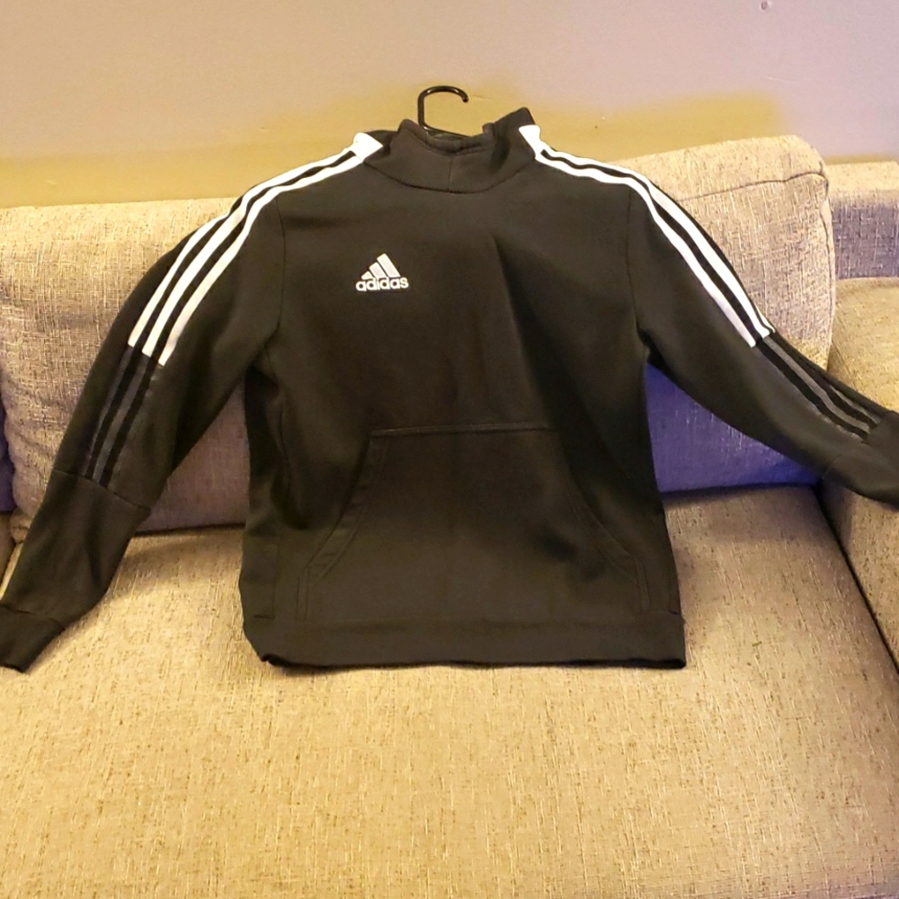 Adidas Black hooded sweatshirt